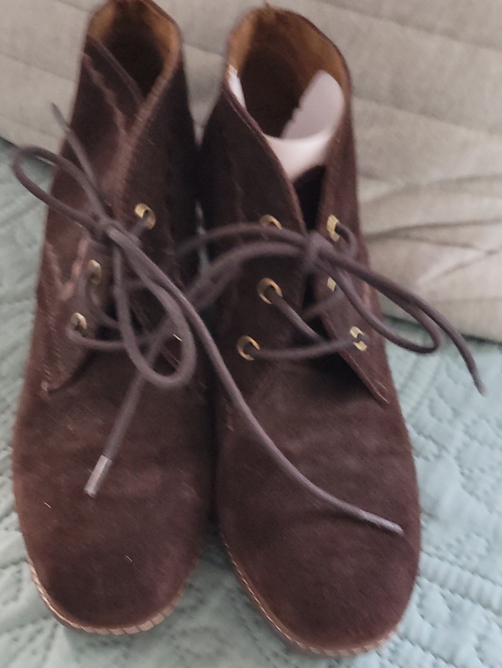 Naturalizer Brown Suede Ankle Boot